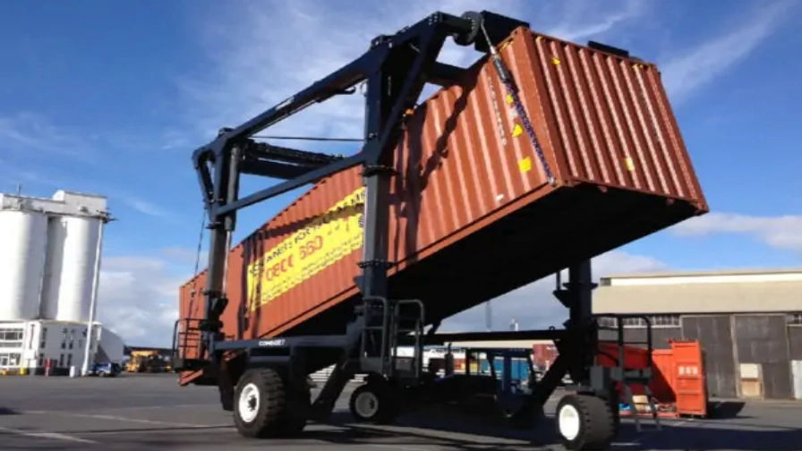 Container Straddle Carrier Crane
